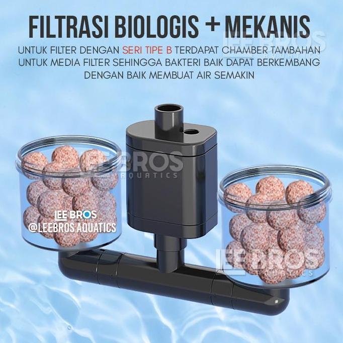 Fisher- Biofoam Filter Aquarium / Bio Foam Filter / Filter Akuarium / Mesin Filter Aquarium / Pompa 