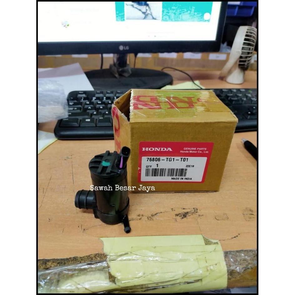 BEST DEAL MOTOR WASHER DINAMO POMPA SEMPROTAN AIR WIPER HONDA BRIO 2012 2013 2014 ORIGINAL 