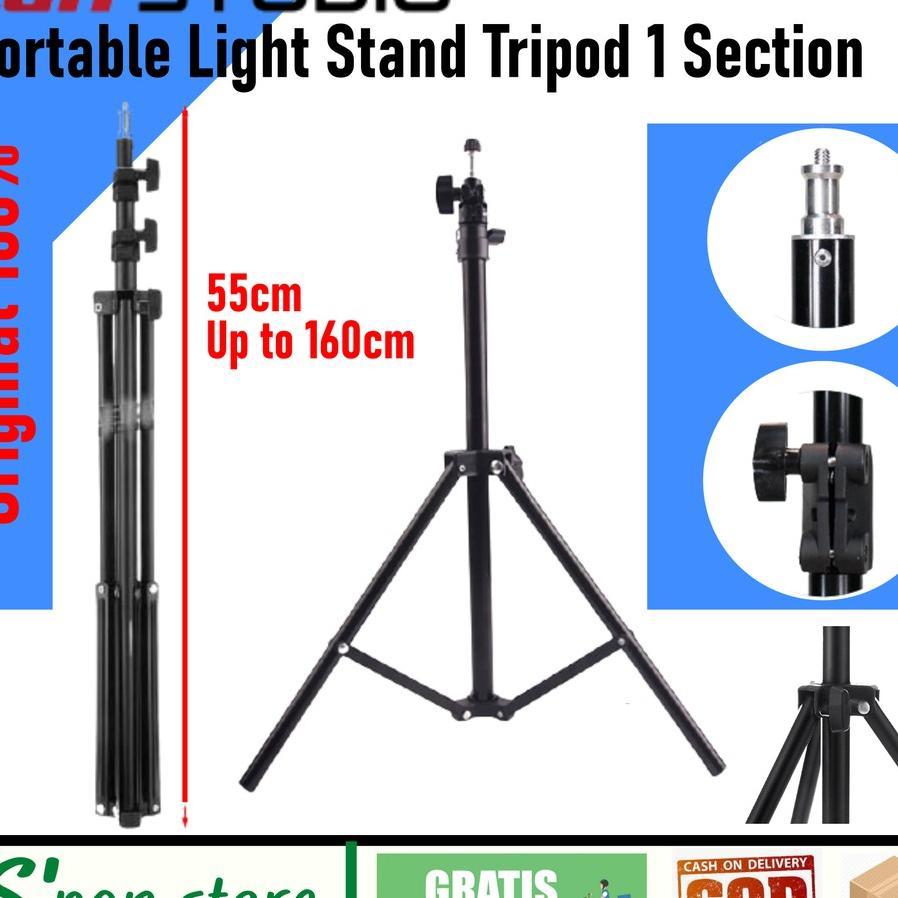 Tripod Light Stand For Lighting, Ring Light, Handphone Universal