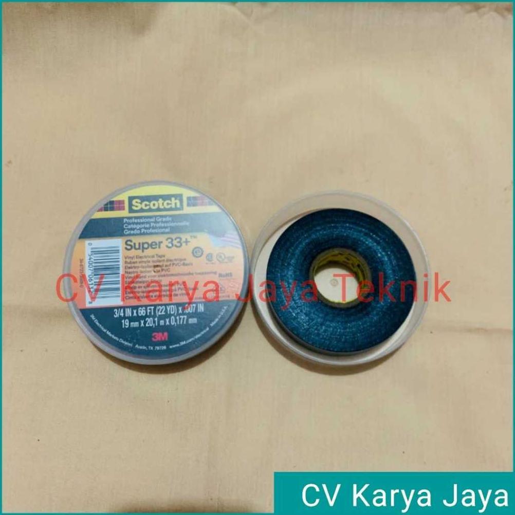 Isolasi Listrik 3M Scotch 33+ / Isolasi Kabel 3M Asli