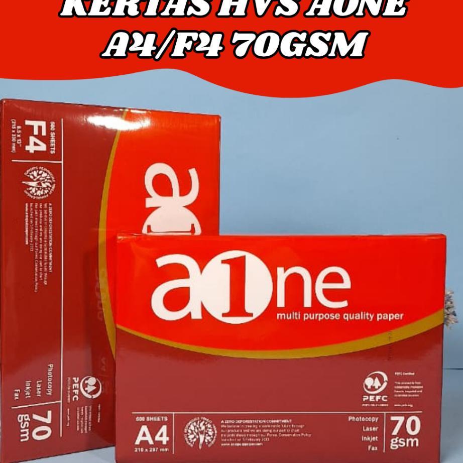 Kertas Hvs Aone A4/F4 Putih 500 Sheet 1 Rim