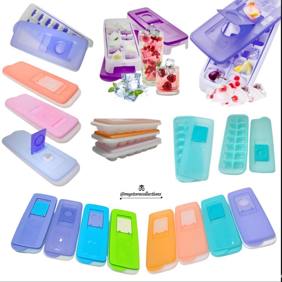 Silicone Ice Tray * Indo - Import ( Cetakan Es Batu Kulkas Frezer ) Tupwr