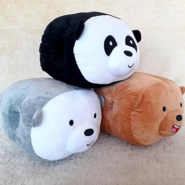 Bantal Tangan We Bare Bears WBB Handcover We Bare Bears, Bantal Penghangat tangan