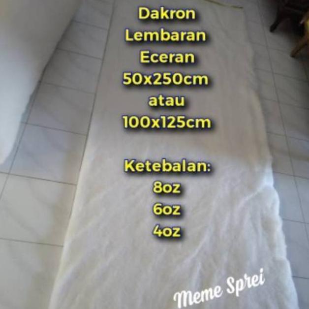DAKRON LEMBARAN ECERAN 4OZ, 6OZ, 8OZ