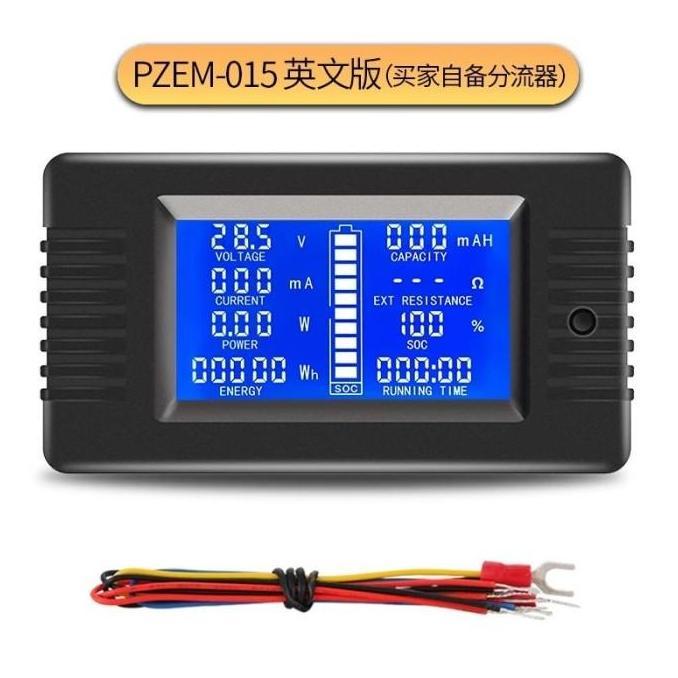 Battery Analyzer Feacefair Pzem-015 Voltmeter Ammeter Batrai Monitor