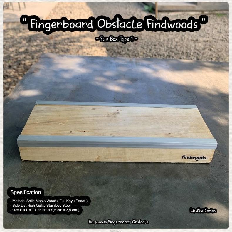 Fingerboard Box Obstacle Maple Solid Findwoods