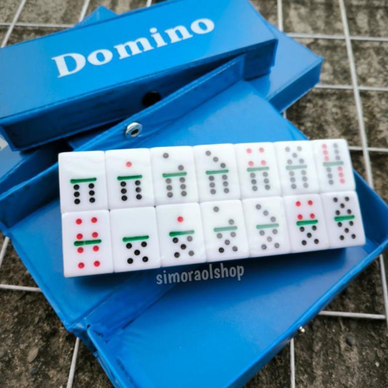 DOMINO BATU AKRILIK/ DAM MAHJONG/ DAM TIPIS 1,1 CM