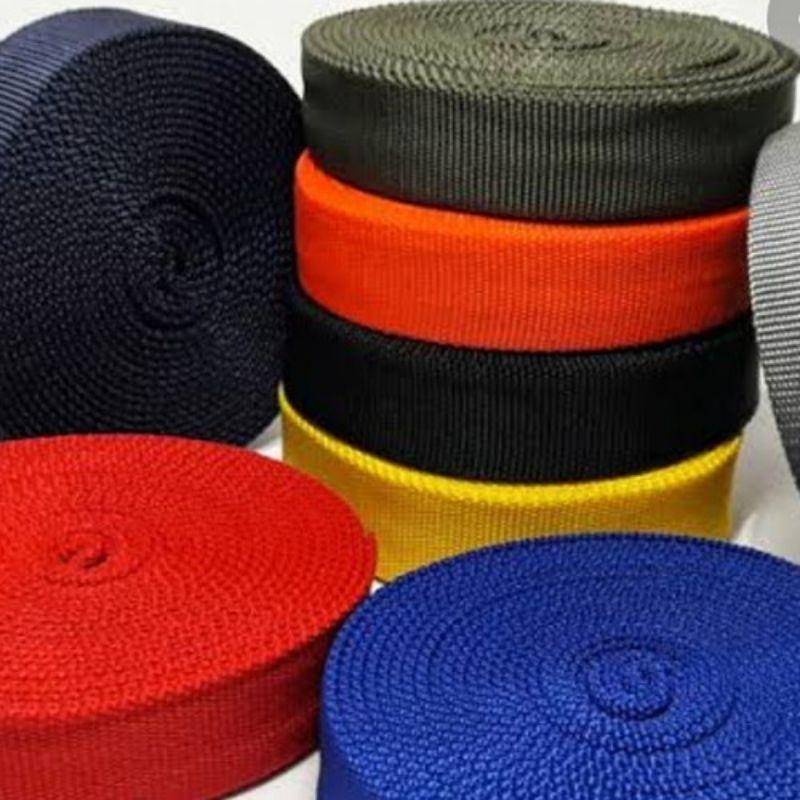 Tali Webing Tubular Tebal Webing Double Tali Hammock Diamater 2.5Cm Panjang 5 Meter