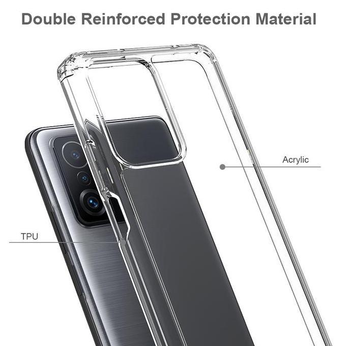 Acc- Case For Xiaomi 11T Pro / Xiaomi 11T Fuze Hybrid Crystal Clear Case