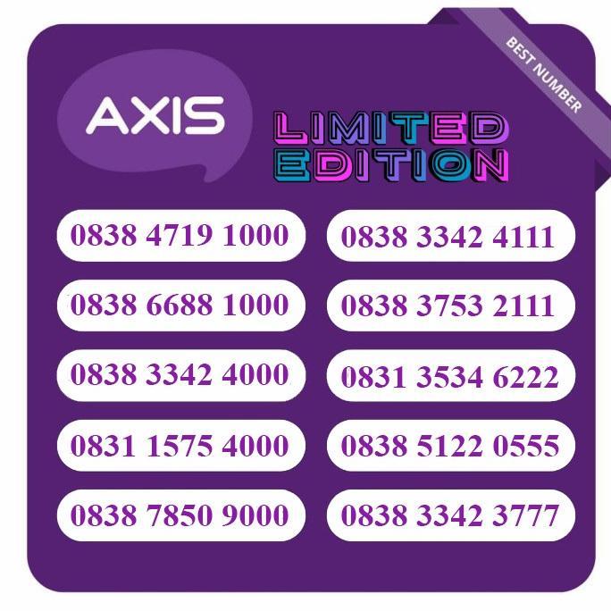 MURAHH Nomor Cantik AXIS 11 DIGIT - Axis Nomor Cantik Premium