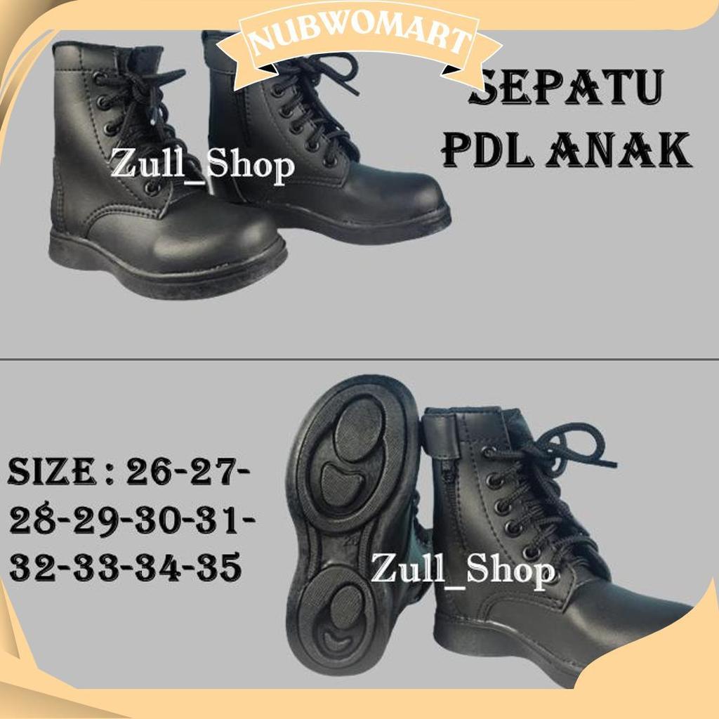 SEPATU PDL / PDH ANAK TERBARU RESLETING SEPATU PROFESI ANAK POLISI LORENG DAMKAR MURAH LAKI LAKI PER