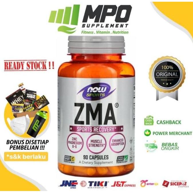 NOW Sports ZMA (90 caps) NOW Foods ZMA NOW ZMA Suplemen Recovery