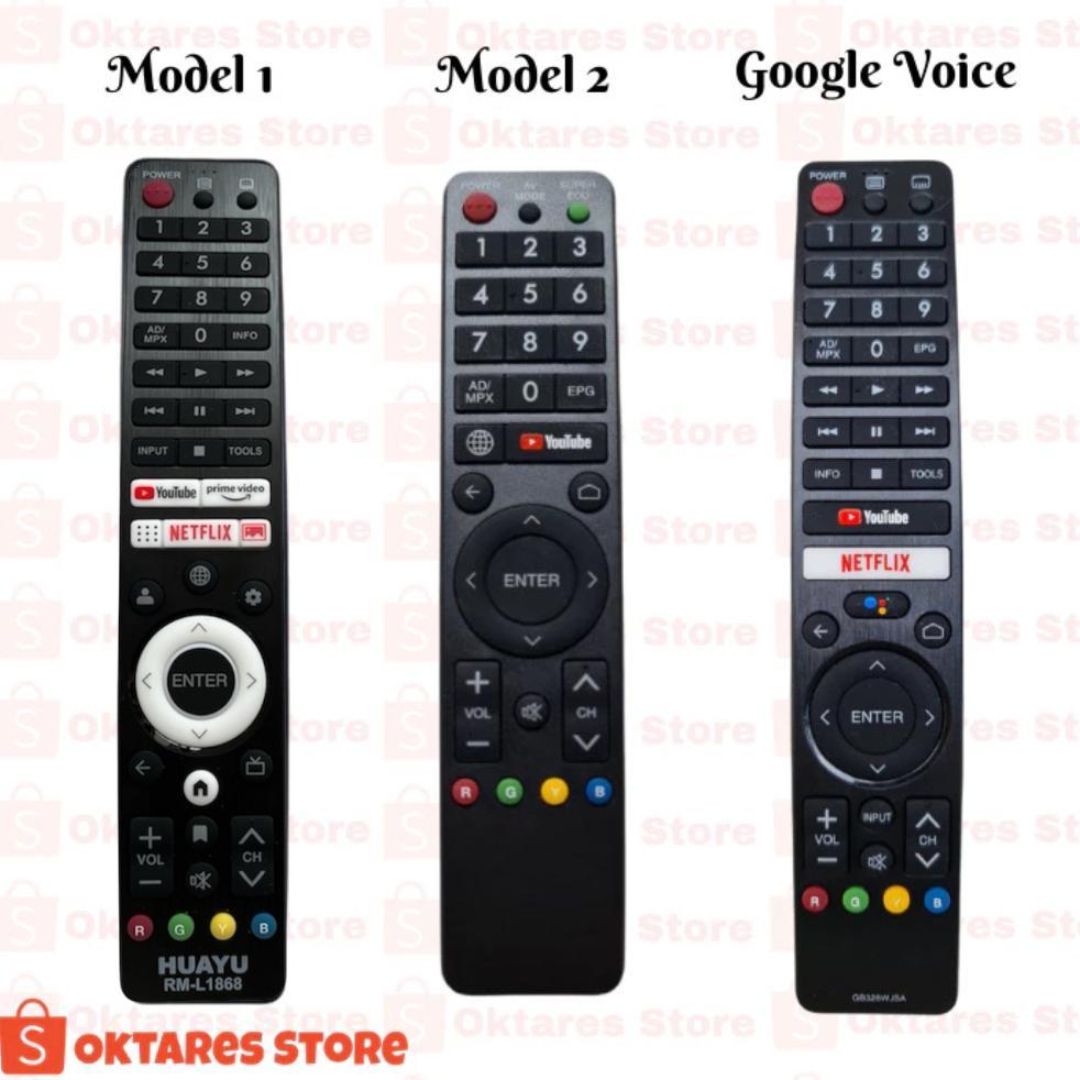 Remote Sharp Android Smart TV Dengan Bluetooth Dan Infrared