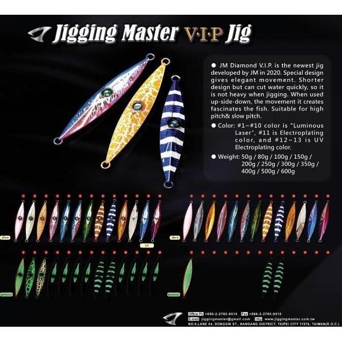 Jigging Master 250gr Short Diamond VIP Metal Jig - Umpan Mancing JM