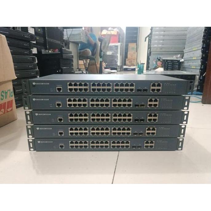 BDCOM S2228-DC 24port Switch Gigabit Ethernet Switch Murah