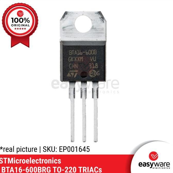 Triac Bta16-600B Bta16-600 Stmicroelectronics