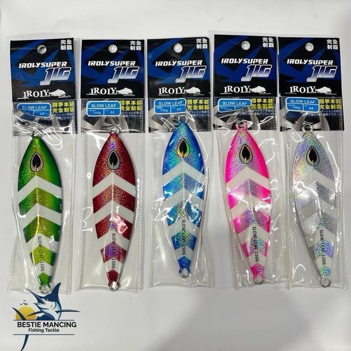 Metal Jig Iroly Slow Leaf 150gram 13cm 5 Warna