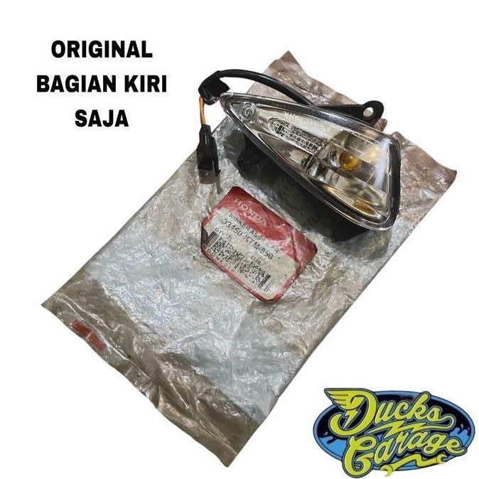 33450-KTM-850 LAMPU SEIN SEN RITING DEPAN KIRI SAJA  SUPRA X125 X 125 ORIGINAL PREMIUM