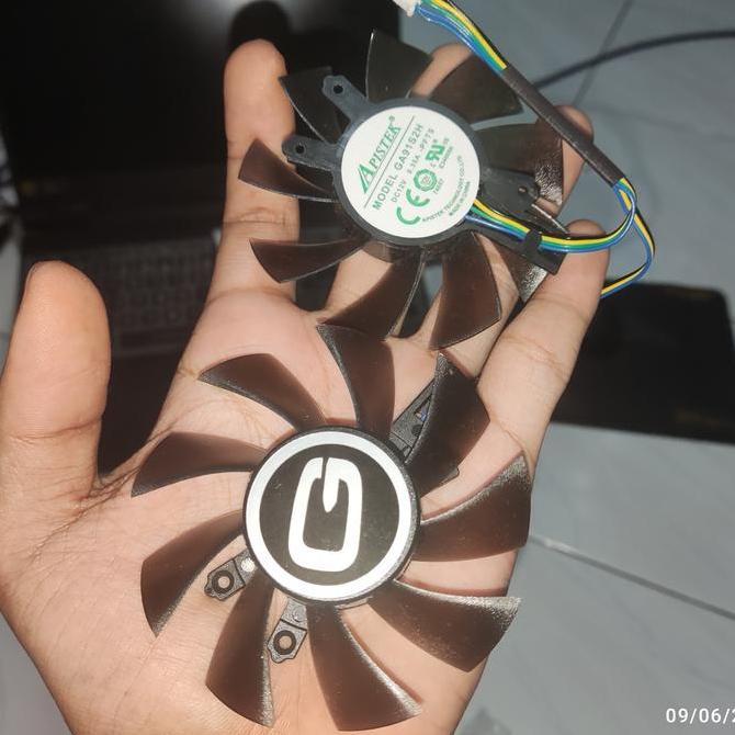 FAN KIPAS VGA GALAX GTX 1060 1660 1650 1050 TI EXOC 75MM 4PIN PROMO