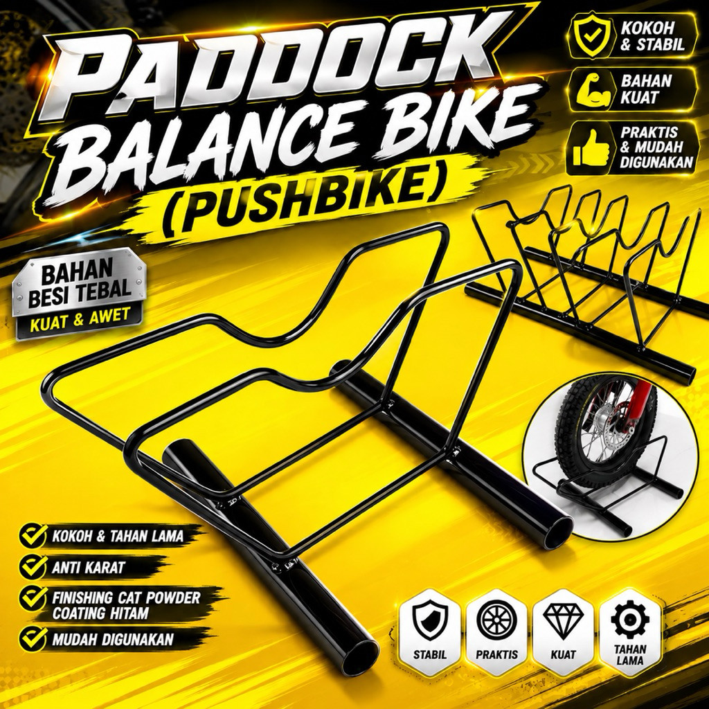 Paddock Pushbike / Dudukan Pushbike / Standar Push bike