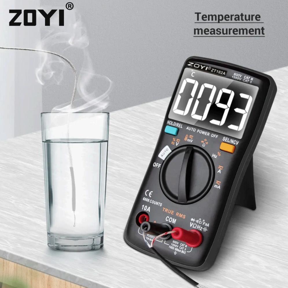 ZOYI ZT102A Upgrade Auto Multimeter Digital Avometer Multitester NCV Original Protect