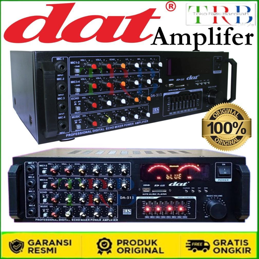 [BISA COD]Power Amplifer Bluetooth DAT DA-313 DSP/DA-303 DSP DA313 DA 313 utk Speaker,Karaoke,Studio