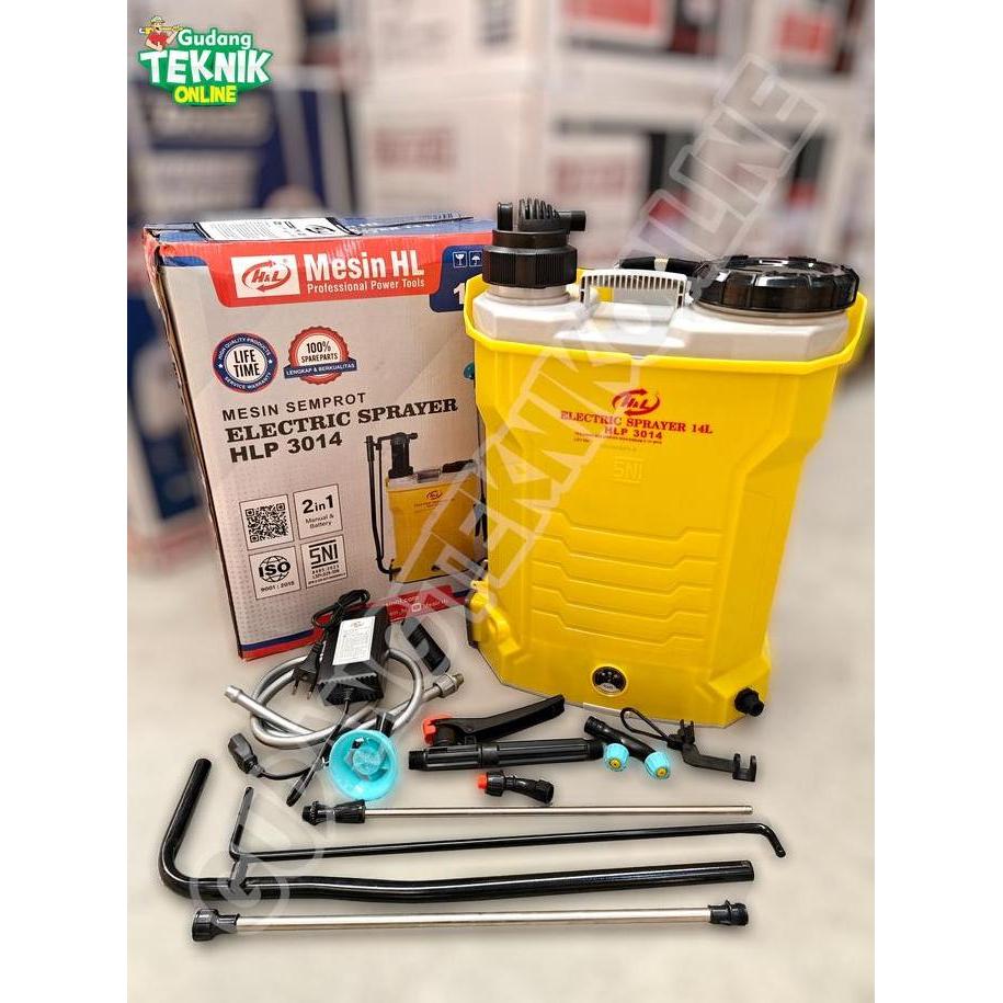 PHRENA Sprayer Hama 14L 2IN1 HNL HLP 3014 Elektrik Manual SNI / Alat Semprot Semprotan Obat Hama Ele
