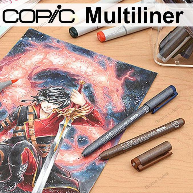 Xixix- Copic Multiliner Black 003 - 08