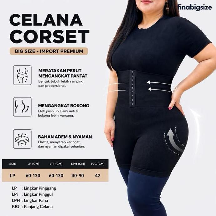 Super Sale!, Fina Bigsize - (Celana Corset Big Size) Celana Corset Wanita Jumbo Bigsize
