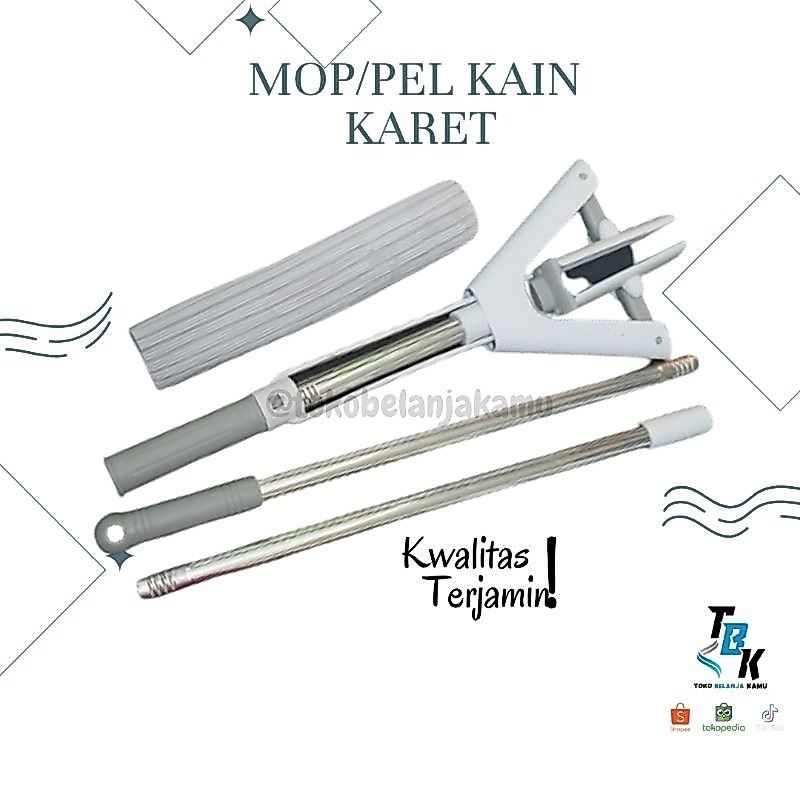 Mop / Pel Lantai Karet / Kain Pel / Sapu Lantai / Pembersih Ruangan