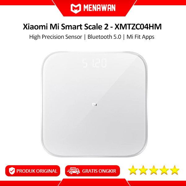 Mi Smart Scale 2 Bluetooth Mi Fit Apps Timbangan Badan Digital