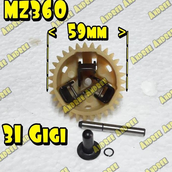 Termantab] MZ-360 Gigi Governor Gear Yamaha MZ360 EF6600 EF7200 EF-6600 EF-7200