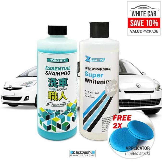 PERAWATAN MOBIL PUTIH, SILVER / PENGHILANG KEKUNINGAN (SHAMPOO & WAX)