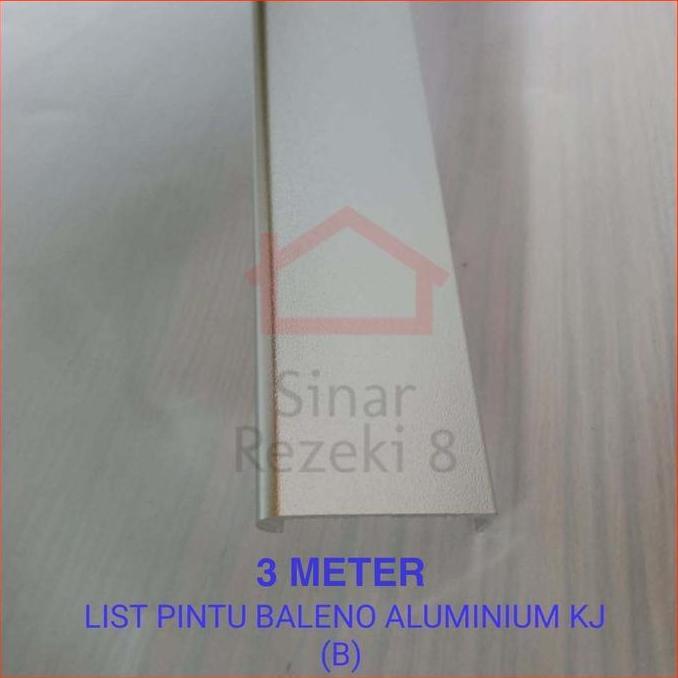 List Pintu Profi Aluminium Silver Lis Pintu Handle Lemari Edging EA 19