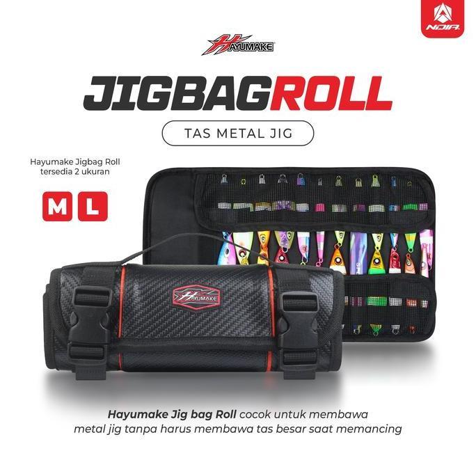 Tas Pancing Metal Jig | Tempat Metal Jig | Hayumake Jig Bag Roll