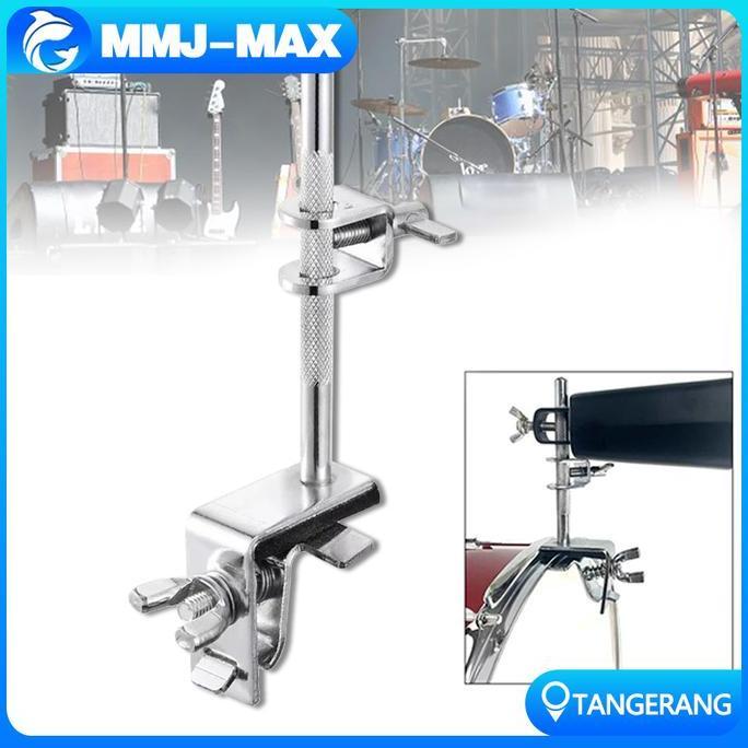 ZEVONOX Cowbell Bracket-Snare Drum Cowbell Clamp-Dudukan Cowbell Mounting Bracket