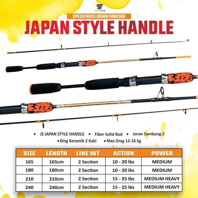 Paket Set Joran Pancing Galatama Japan Style dan Full Busa EVA 16kg/18kg dan Reel Spinning 1000 2000