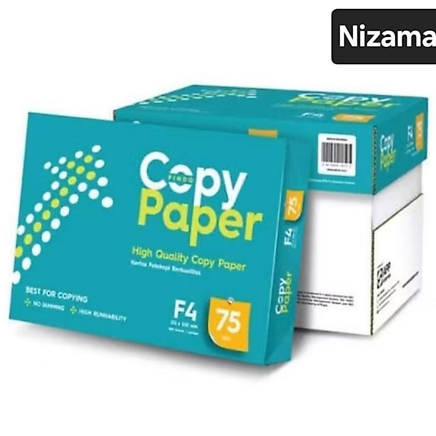 F4 Kertas Copy Paper F4 75 Gsm 1 Box = 5 Rim