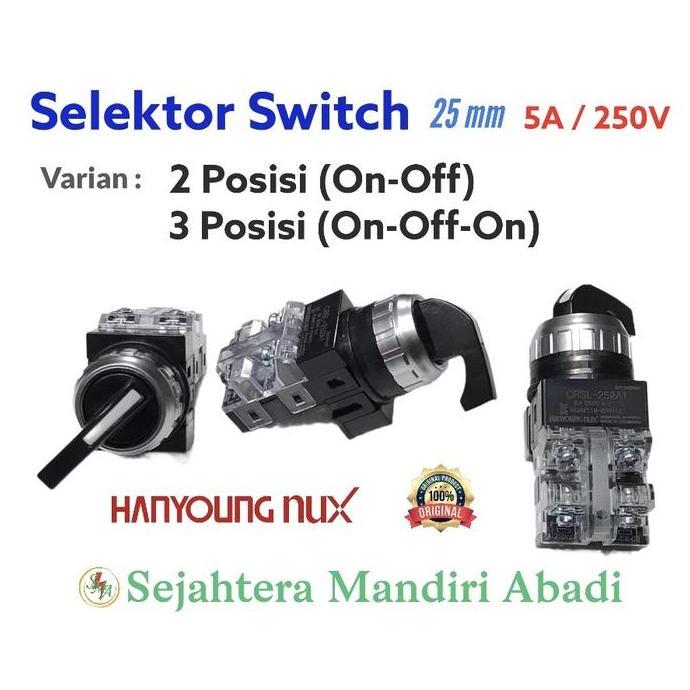 Soso- Selektor Switch Posisi / 3 Posisi Hanyoung 5Mm