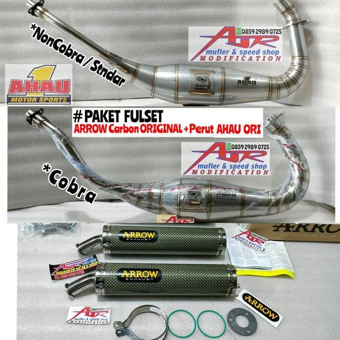 Super Hot, Fulset Arrow Carbon Original Italia Plus Perut Ahau One Ninja R Ss Rr