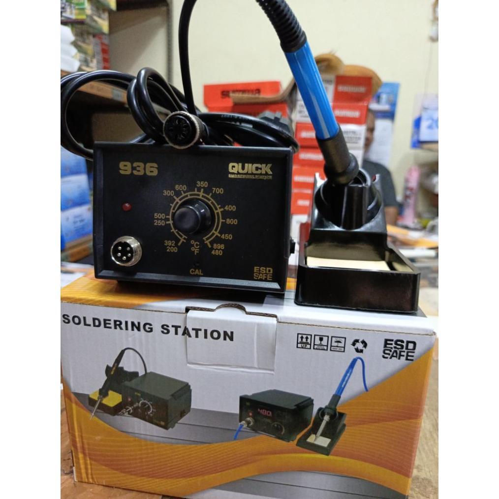 Solder Station Quick 936A/Solder Listrik 60W/Soldering Kit Quick 936