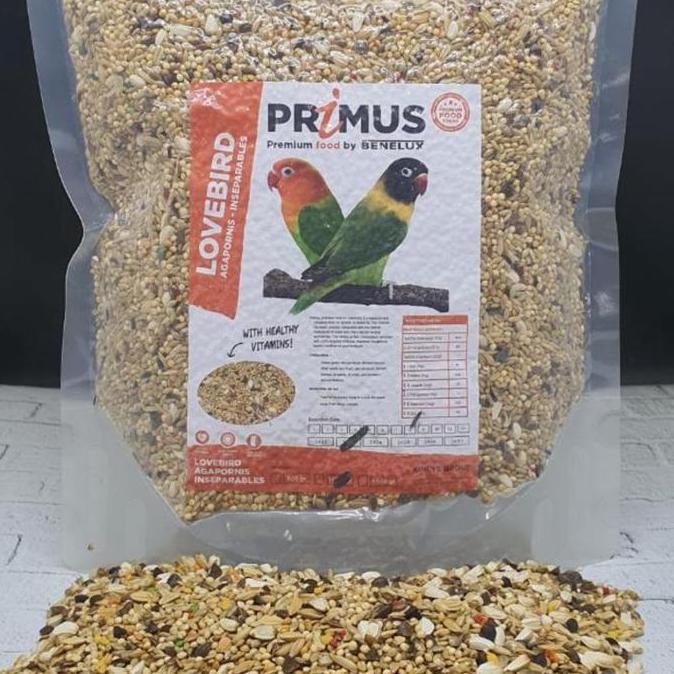 New Arrival, Benelux - Primus Lovebird 1 Kg Makanan Lovebird Import Belgia Pakan Lb