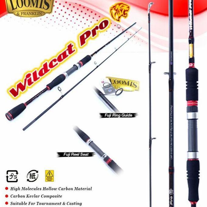joran loomis wildcat pro 180 210 240 joran carbon laut