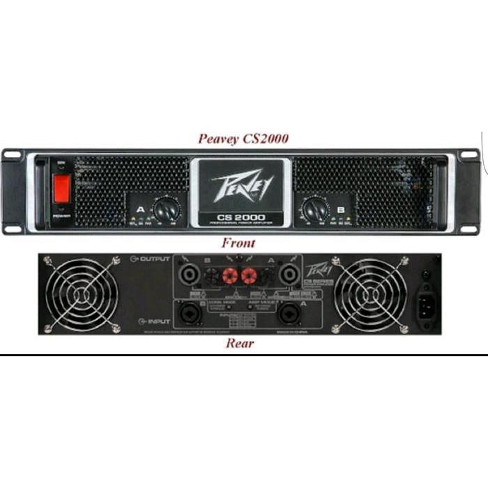 POWER AMPLIFIER PEAVEY CS2000 CS 2000 ORIGINAL DAN TERPERCAYA