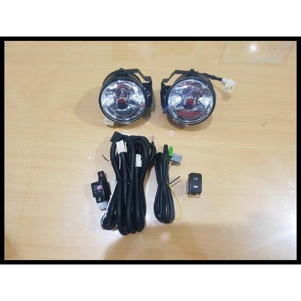 HOT DEAL FOGLAMP LAMPU KABUT ISUZU PANTHER 2005 2006 2007 2008 2009 SET KABEL 