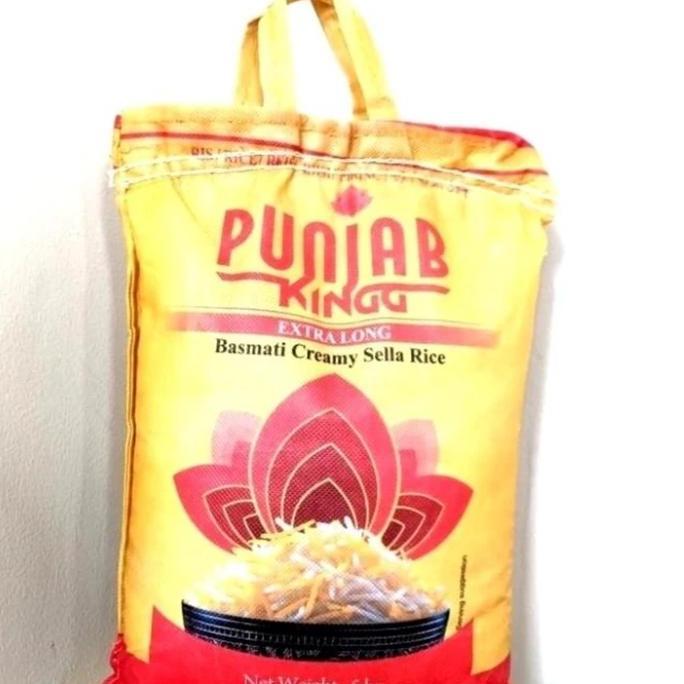 Made- Punjab King Extra Long Basmati Rice 5Kg / Beras Basmati Punjab King 5Kg