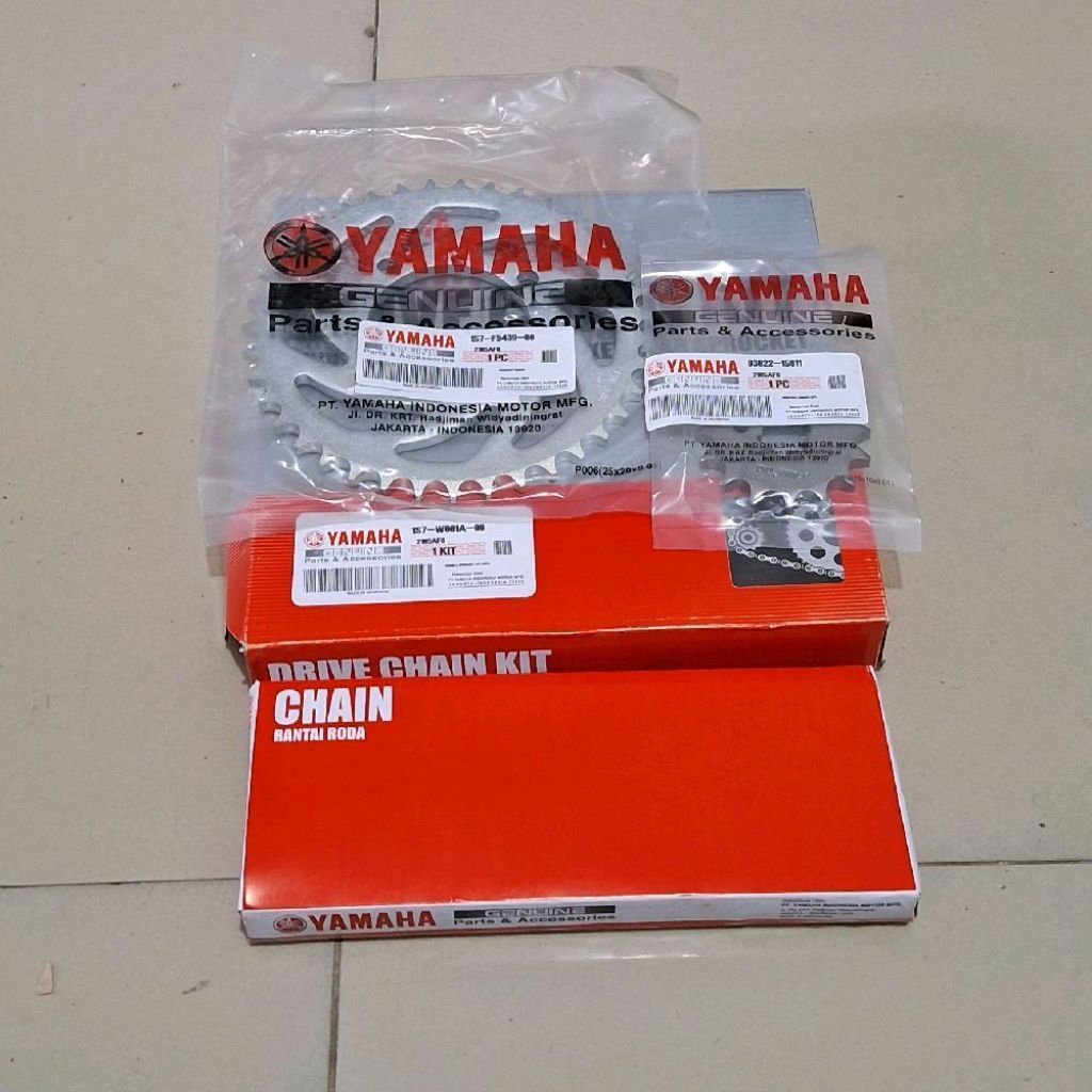 Gear Set Rantai Set Yamaha Jupiter Mx Lama 135 1S7