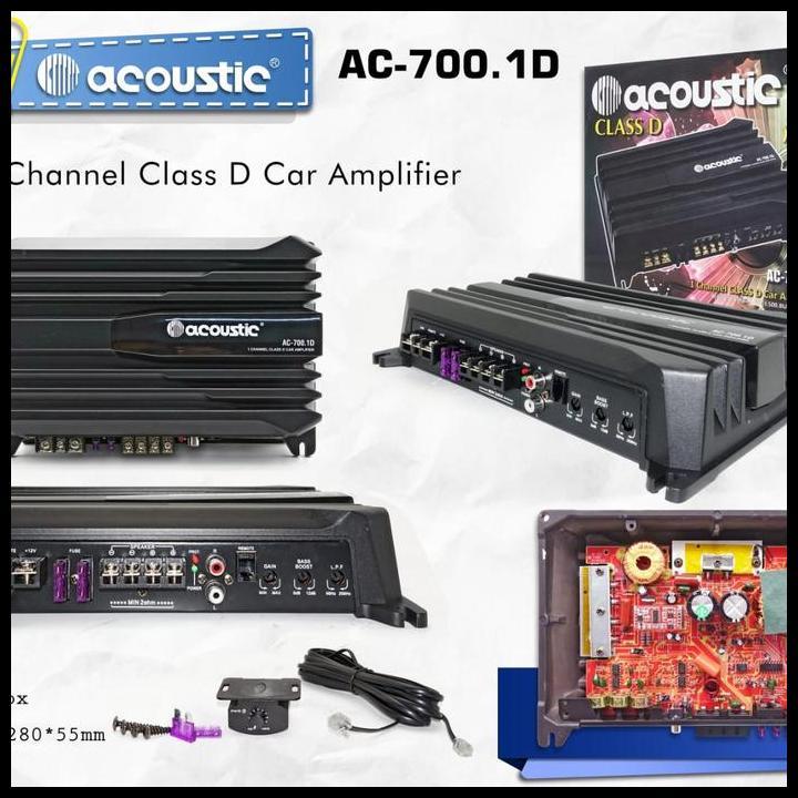 HOT DEAL MONOBLOCK ACOUSTIC AC 700.1 D - DINASTI AUDIO 