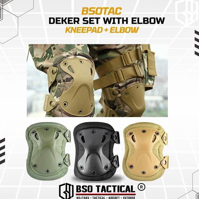 DECKER SET LUTUT SIKU  OUTDOOR KNEEPAD SET WITH ELBOWPAD