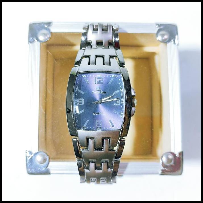 TERBARU JAM TANGAN QUARTZ IIK COLLECTION WATER RESISTANT STAINLESS STEEL SEKON KONDISI BAIK 
